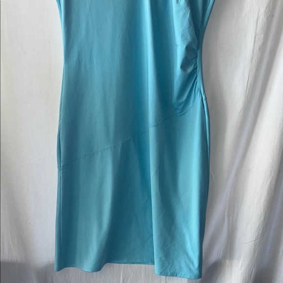 Athleta Light Blue Midi‎ Dress - Picture 5 of 8